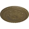 Ekena Millwork Richmond Ceiling Medallion (Fits Canopies up to 2 5/8"), 18"OD x 1 3/8"P, Mississippi Mud CM18RIMMF - alternate 2